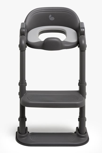 Beemoo CARE Assist Toalettsits med Stege, Deep Grey