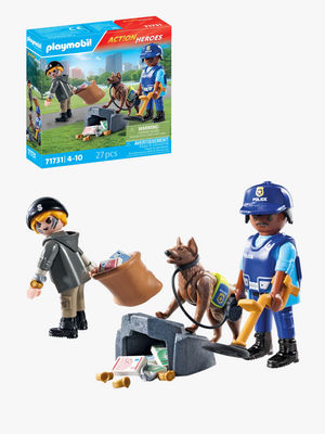 Playmobil City Action 71731 Poliisin Koiraetsintä