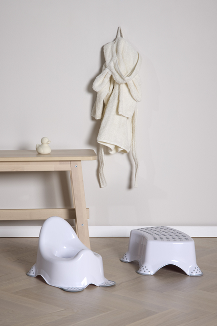 Beemoo CARE Anti-Slip Potta & Pall, White
