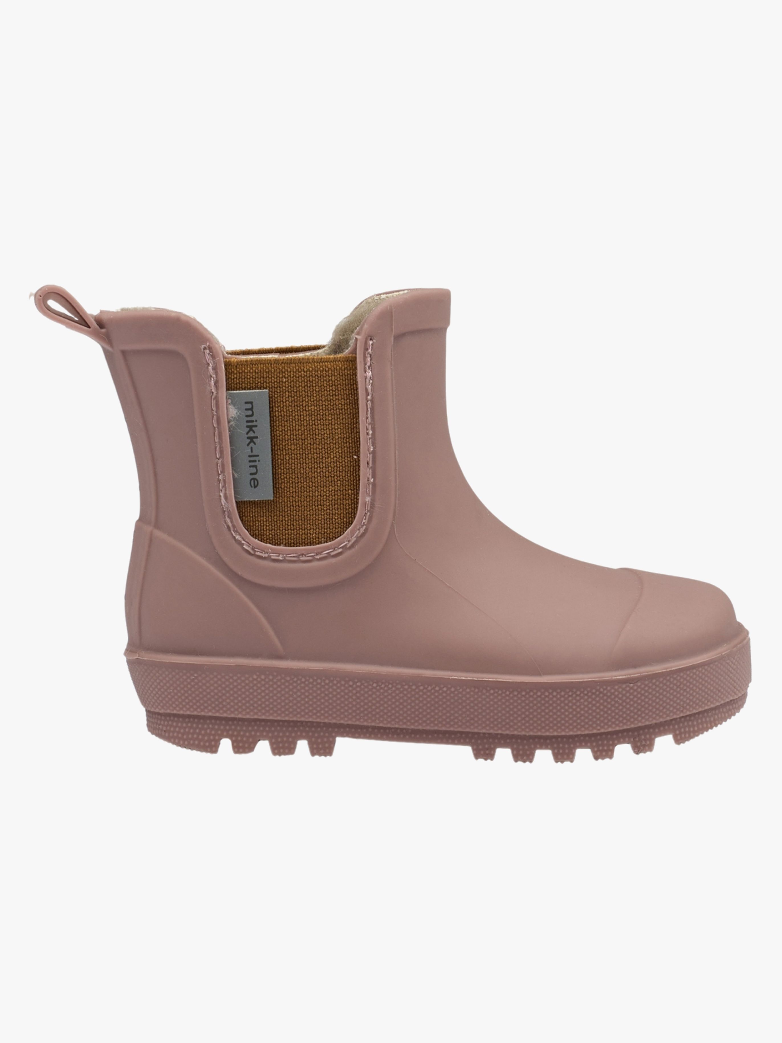 Mikk-Line  Fodrade Gummistövlar Ullmix, Twilight Mauve, 23