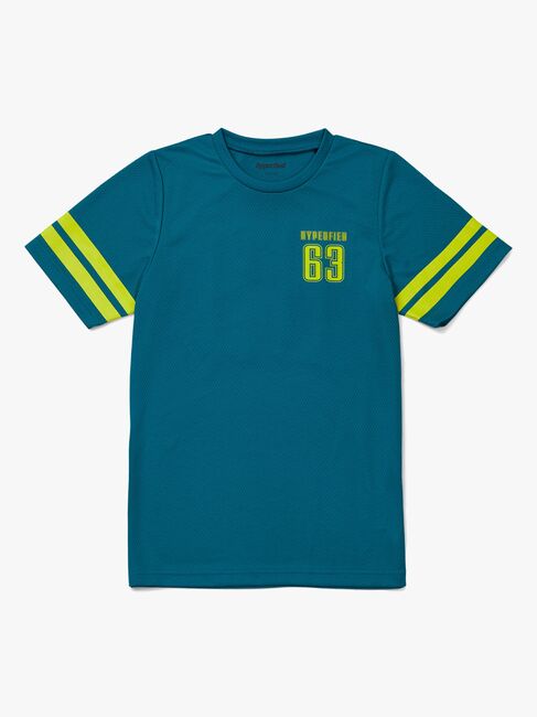 Hyperfied Back Logo T-Shirt, Harbor Blue