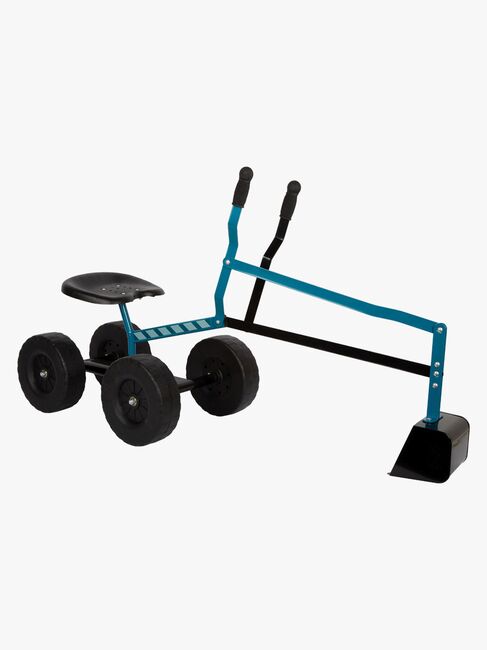 Small Foot Grävmaskin med Hjul, Blå