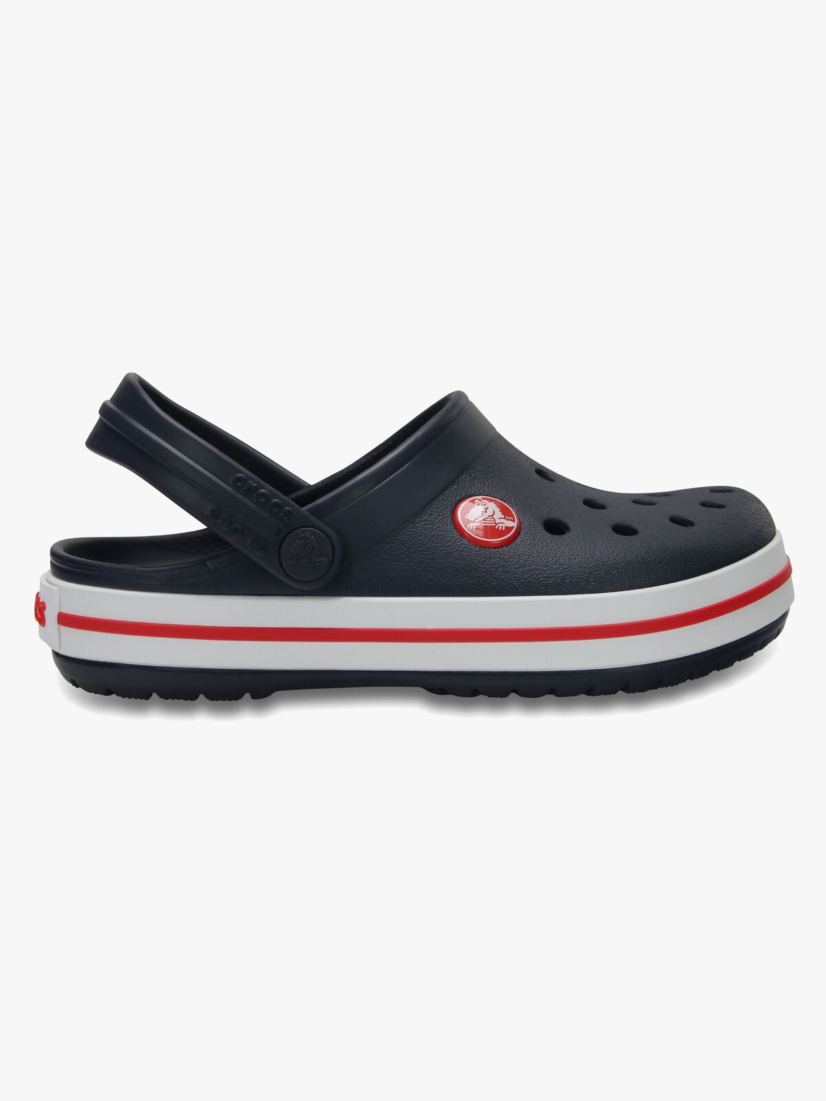 Crocs Classic Tofflor, Navy/Red