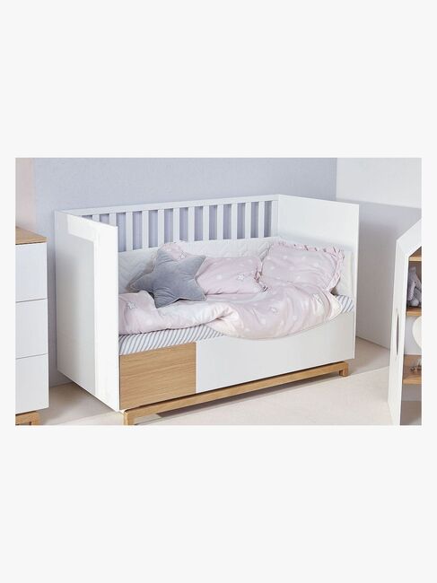 Bellamy Nomi Spjälsäng 3-i-1, Vit