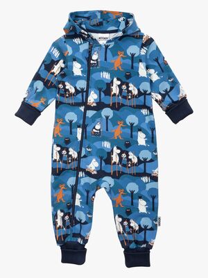Moomin by Martinex Abenteuer Overall Baby, Blau