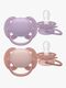 Philips Avent Ultra Soft Napp 6–18m 2-Pack, Lila/Rosa