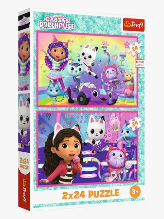 Trefl Gabby's Dollhouse Pussel 2x24 Bitar