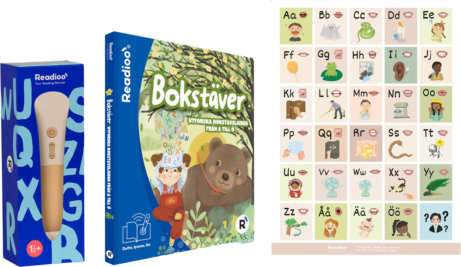 Readioo Startpaket: Bokstäver
