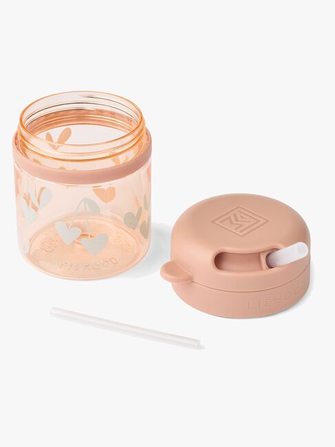 LIEWOOD Pavia Tritan Sugrörsmugg 280 ml, Sweethearts/Pale tuscany