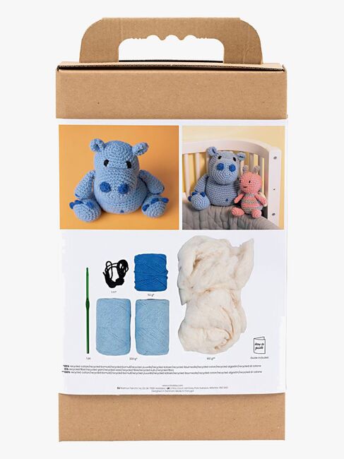 Creativ Company Virkset Amigurumi Flodhäst DIY
