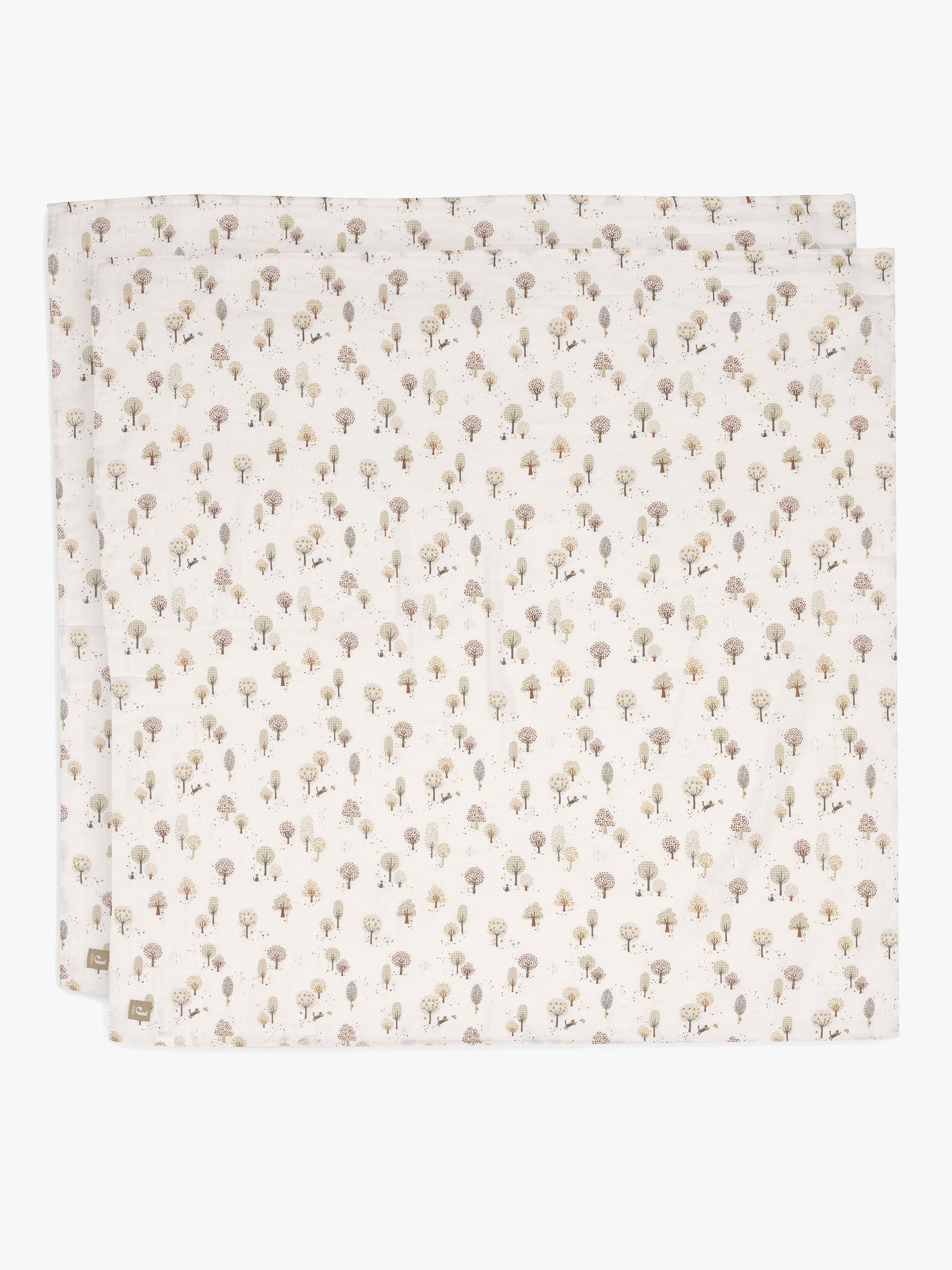 Jollein Muslinfilt 115×115 cm 2-Pack Tiny Park