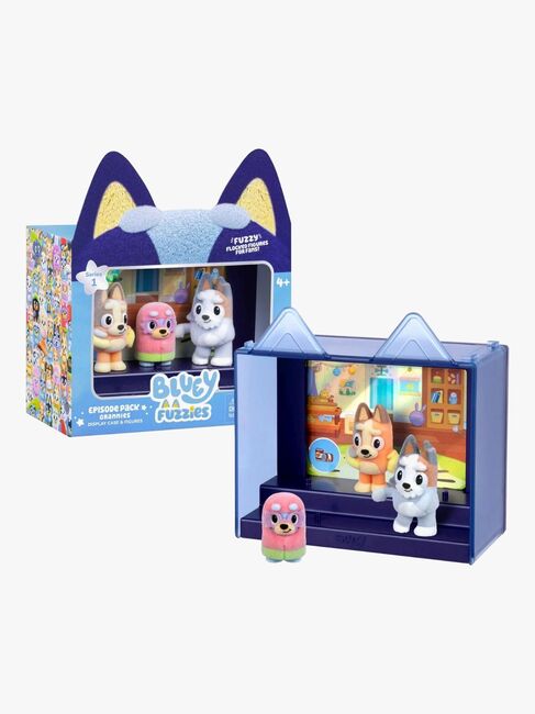 Bluey Fuzzies Figurset Episode 3-Pack Blandad