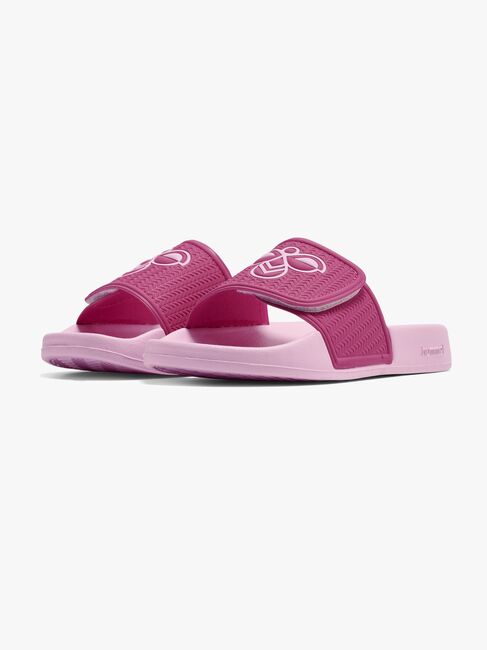 Hummel Pool Slide Jr Tofflor, Roseate Spoonbill