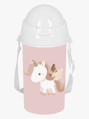 Unicorn Vattenflaska 500ml, Dusty Pink