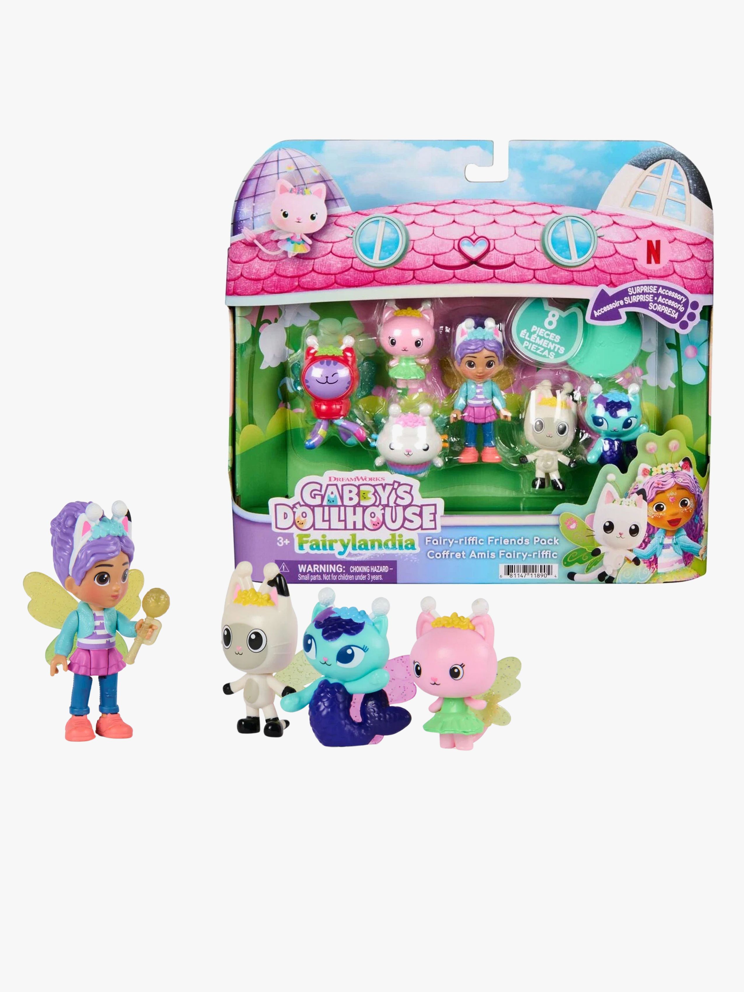 Gabby´s Dollhouse Fairylandia Figurer 6-Pack