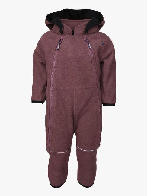 Lindberg Vindel Vindfleeceoverall, Dry Rose