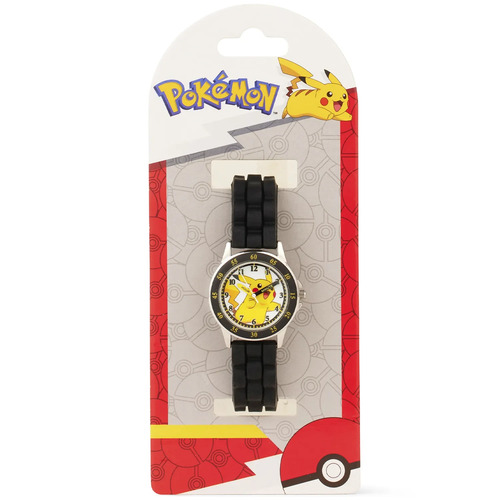Pokémon Time Teacher Armbandsur, Svart
