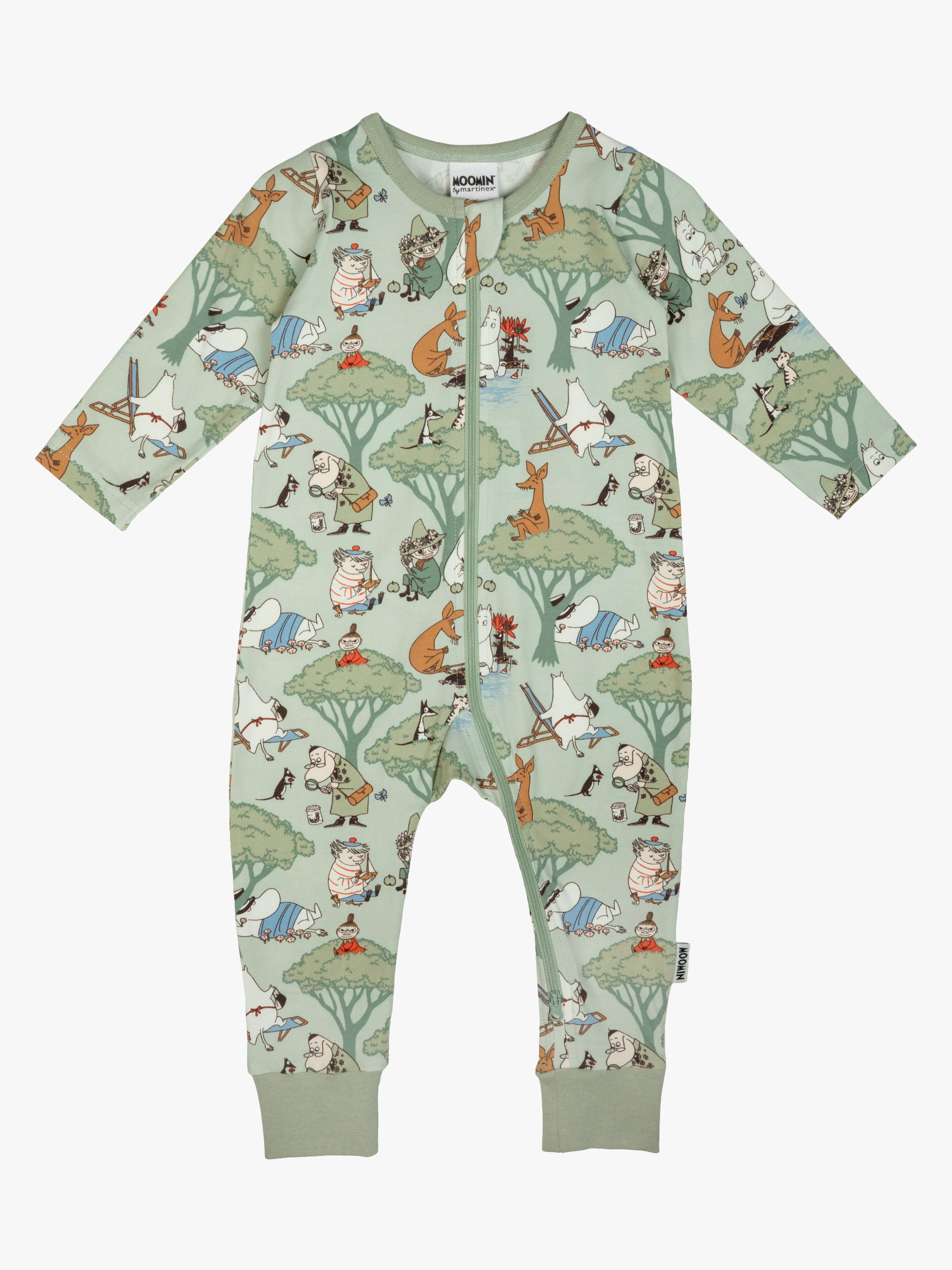 Mumin By Martinex Ledighet Pyjamas, Grön, 74