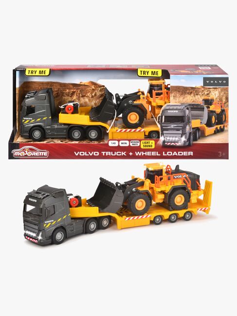 Majorette Grand Series Volvo FH-16 Lastbil med L350H Hjullastare