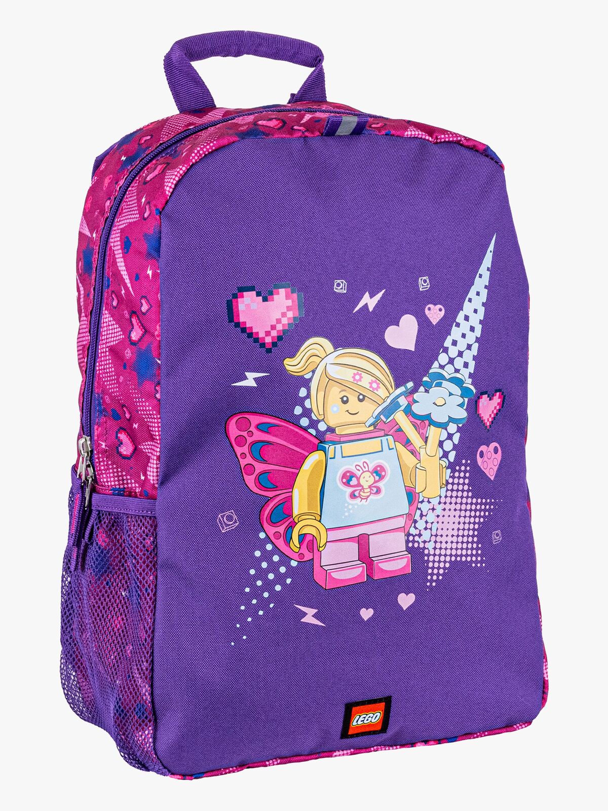 LEGO Ryggsäck Butterfly Girl 13L, Rosa