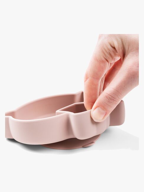 Done By Deer Stick & Stay Silikontallrik Birdee, Powder