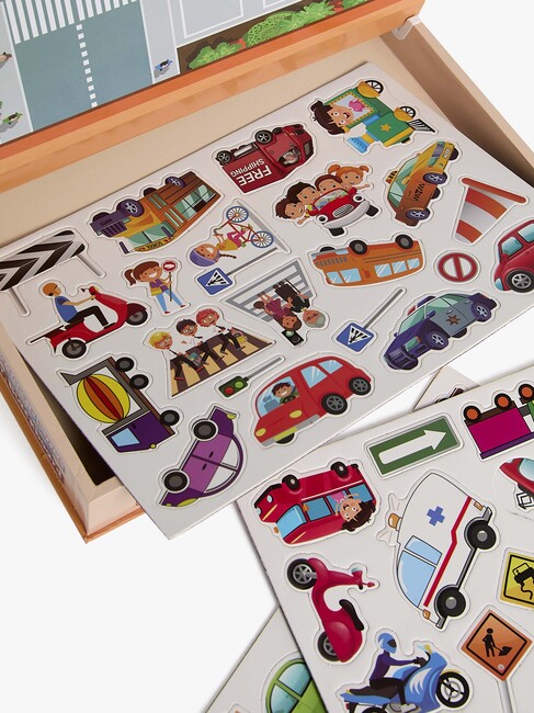 Fippla 2-i-1 Magnettavla & Rittavla Bilar