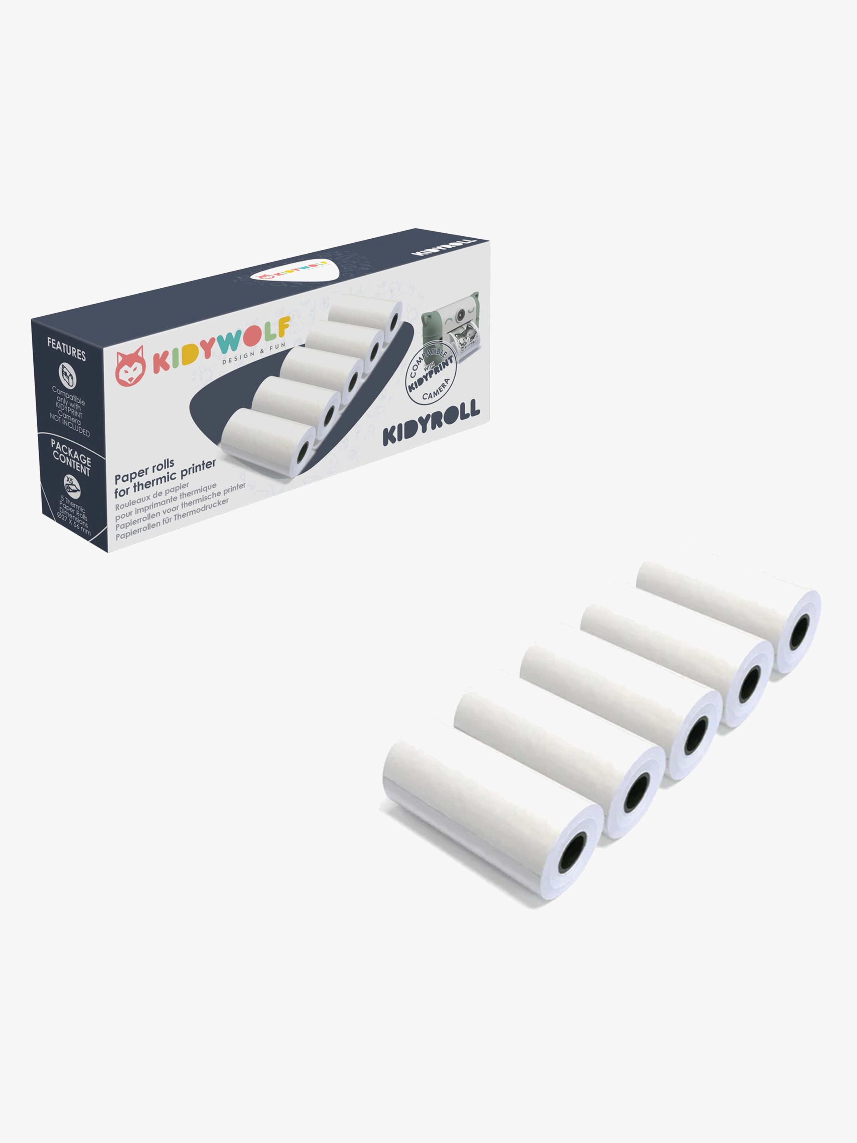 Kidywolf Kamerapapper Till Instantkamera, Vit