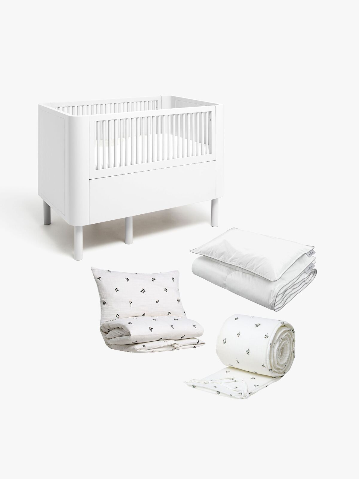 Alice & Fox June Växasäng inkl. Bäddkit ADORA 100x130, Dream White