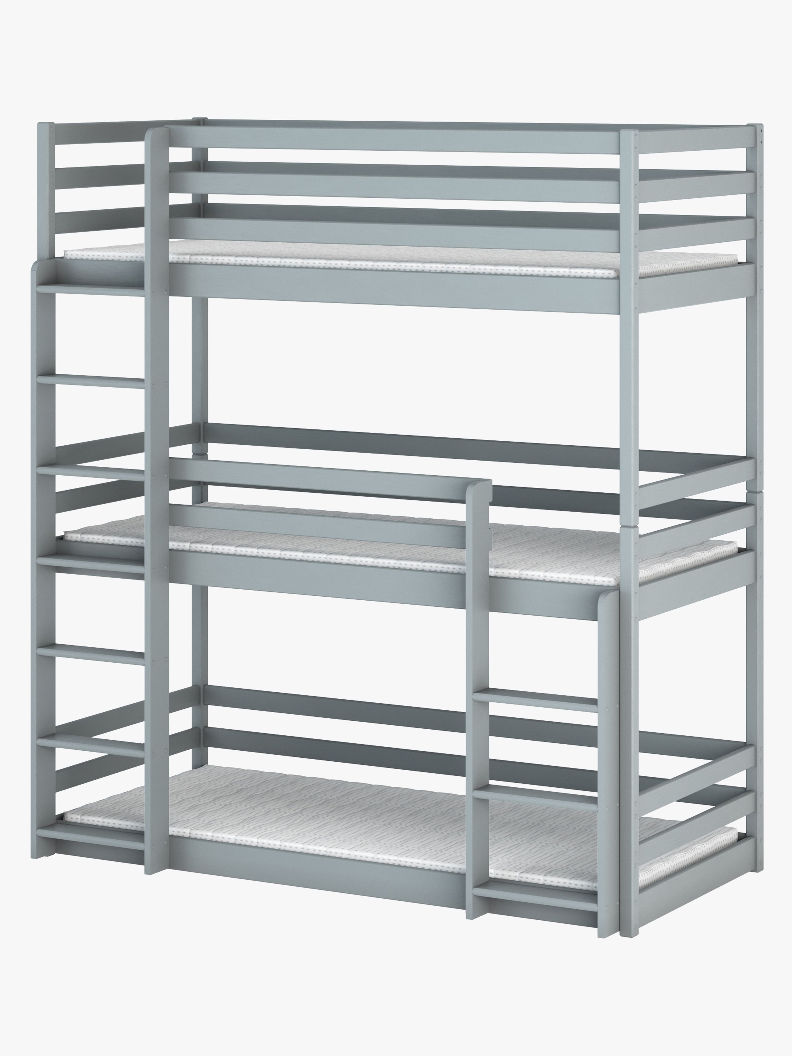 Lano Meble TED Trippel Våningssäng 80×180 Grå