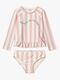LIEWOOD Dagny Badset, Stripe Sorbet Rose/Creme De La Creme