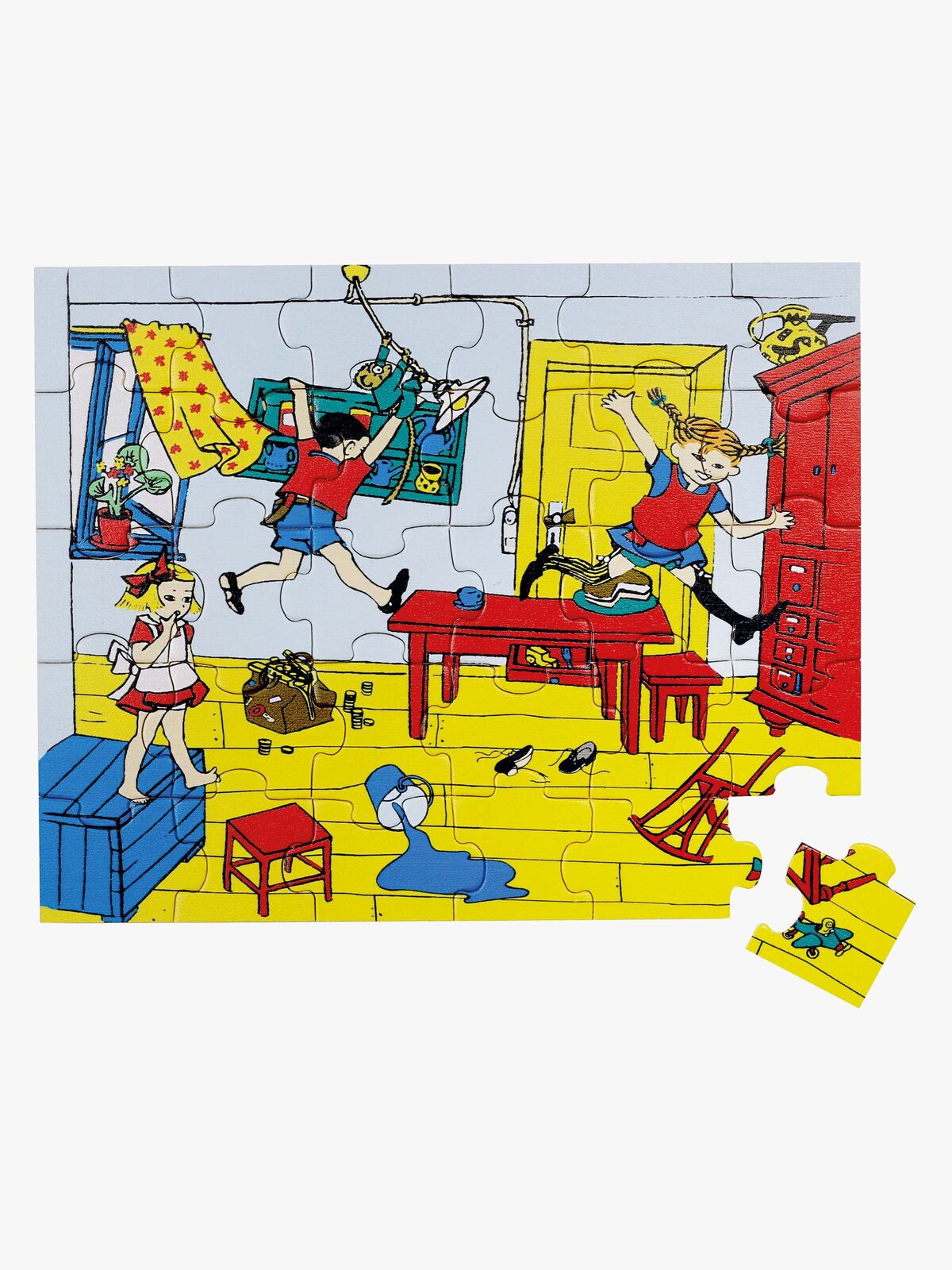 Pippi Träpussel 30 Bitar