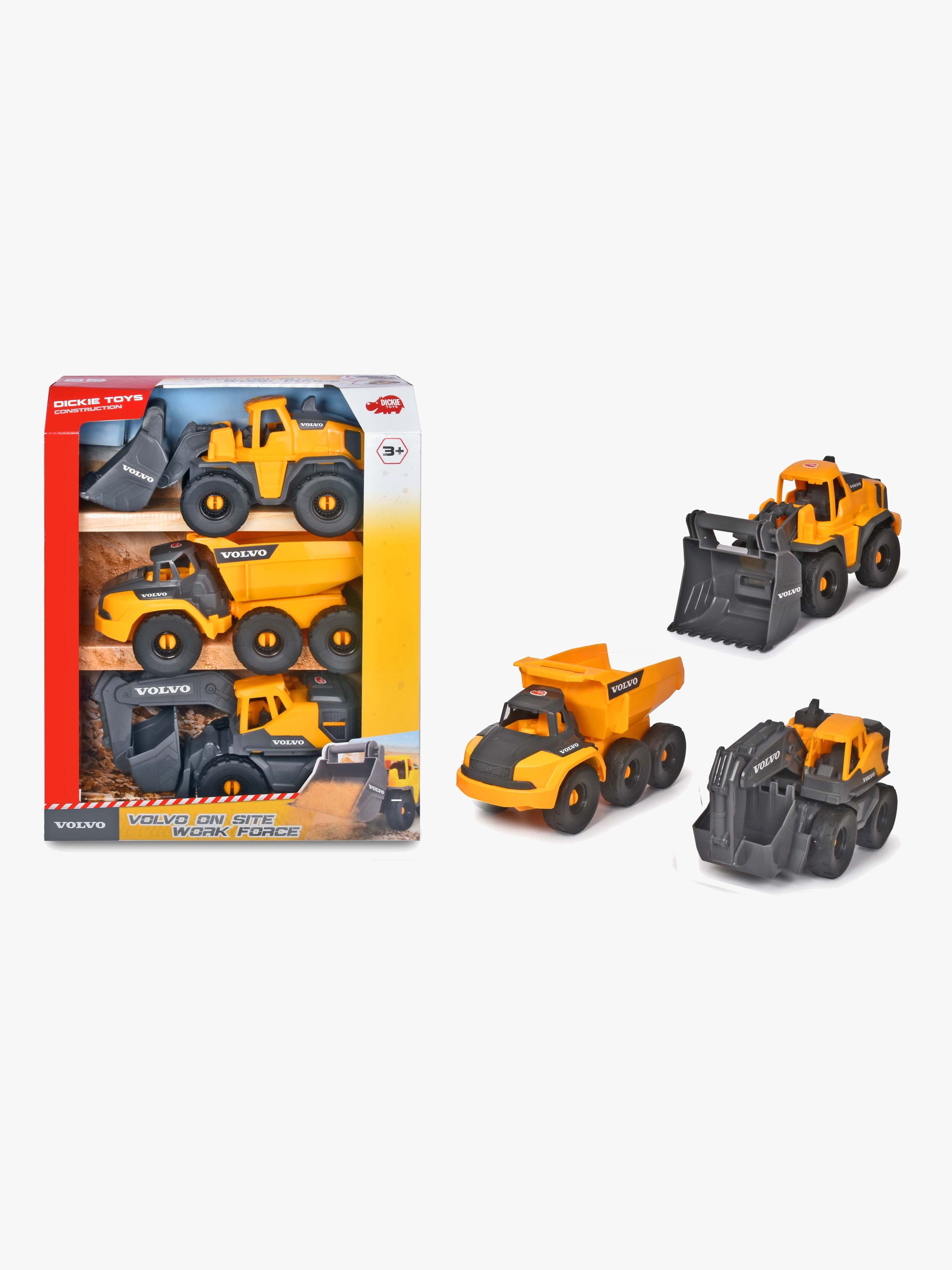 Dickie Volvo Arbetsfordon 3-Pack