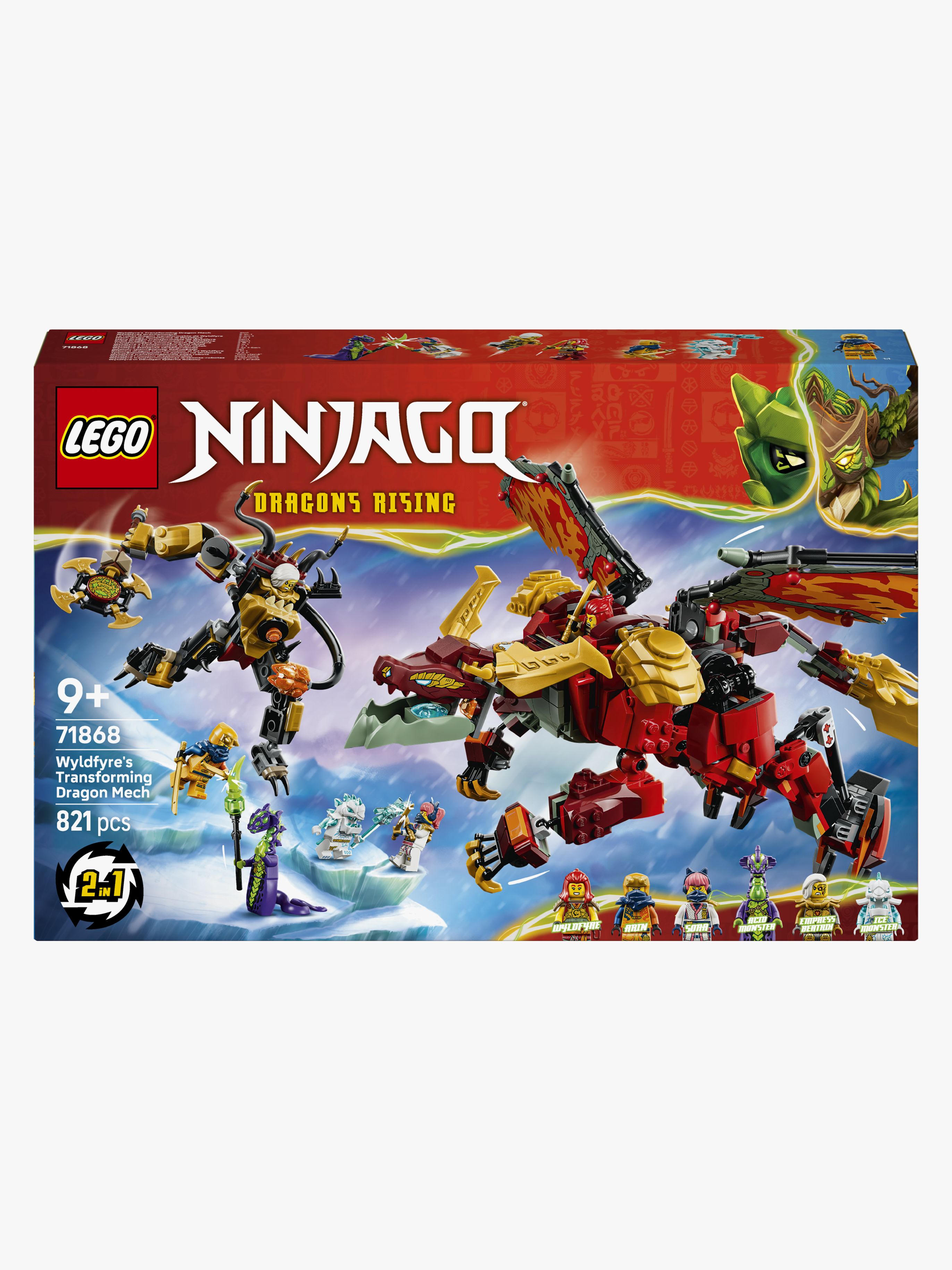 LEGO Ninjago 71868 Wyldfyres omvandlingsbara robotdrake
