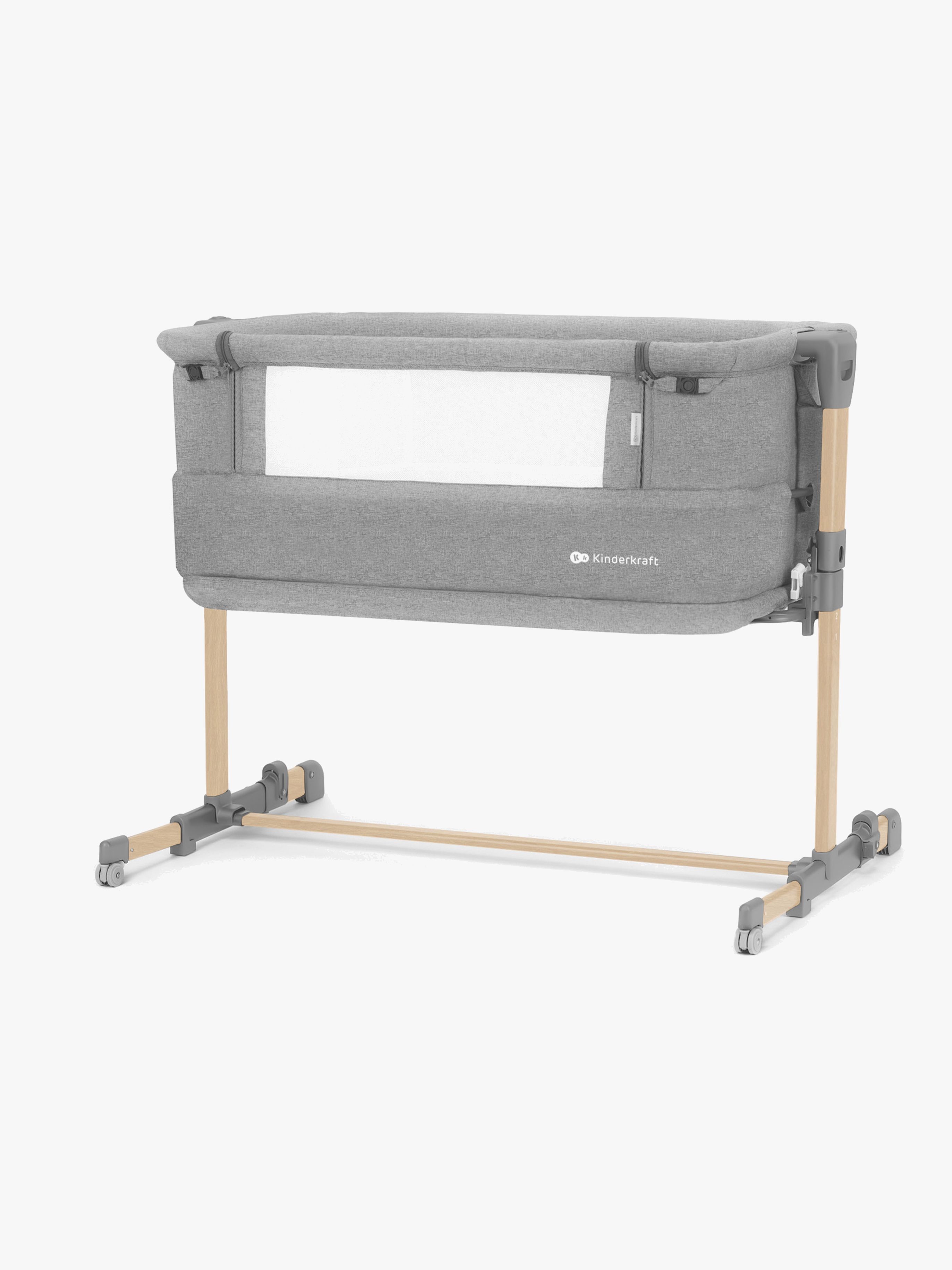 Kinderkraft Nestee Grow 2 Resesäng, Light Grey