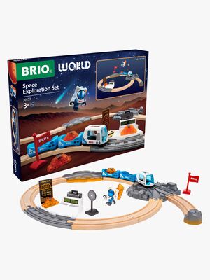BRIO Space Utforskningssett 23 Stk, Flerfarget