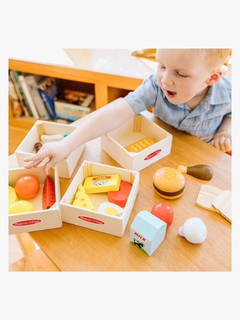 Melissa & Doug Leksaksmat Med 4 Lådor