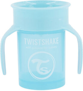Twistshake 360 Träningsmugg, Pastellblå
