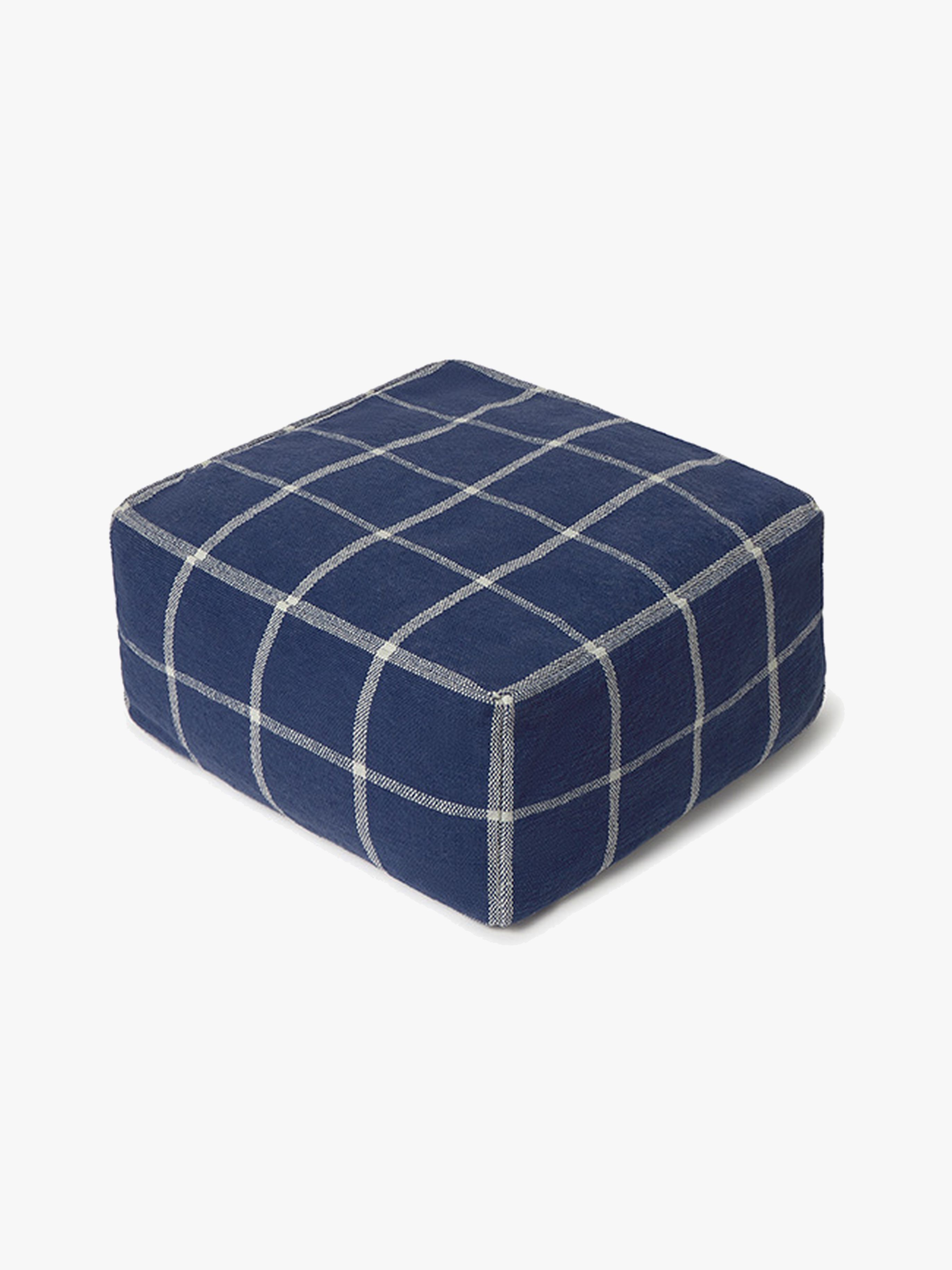Lorena Canals Sittpuff Geo Block, Blue