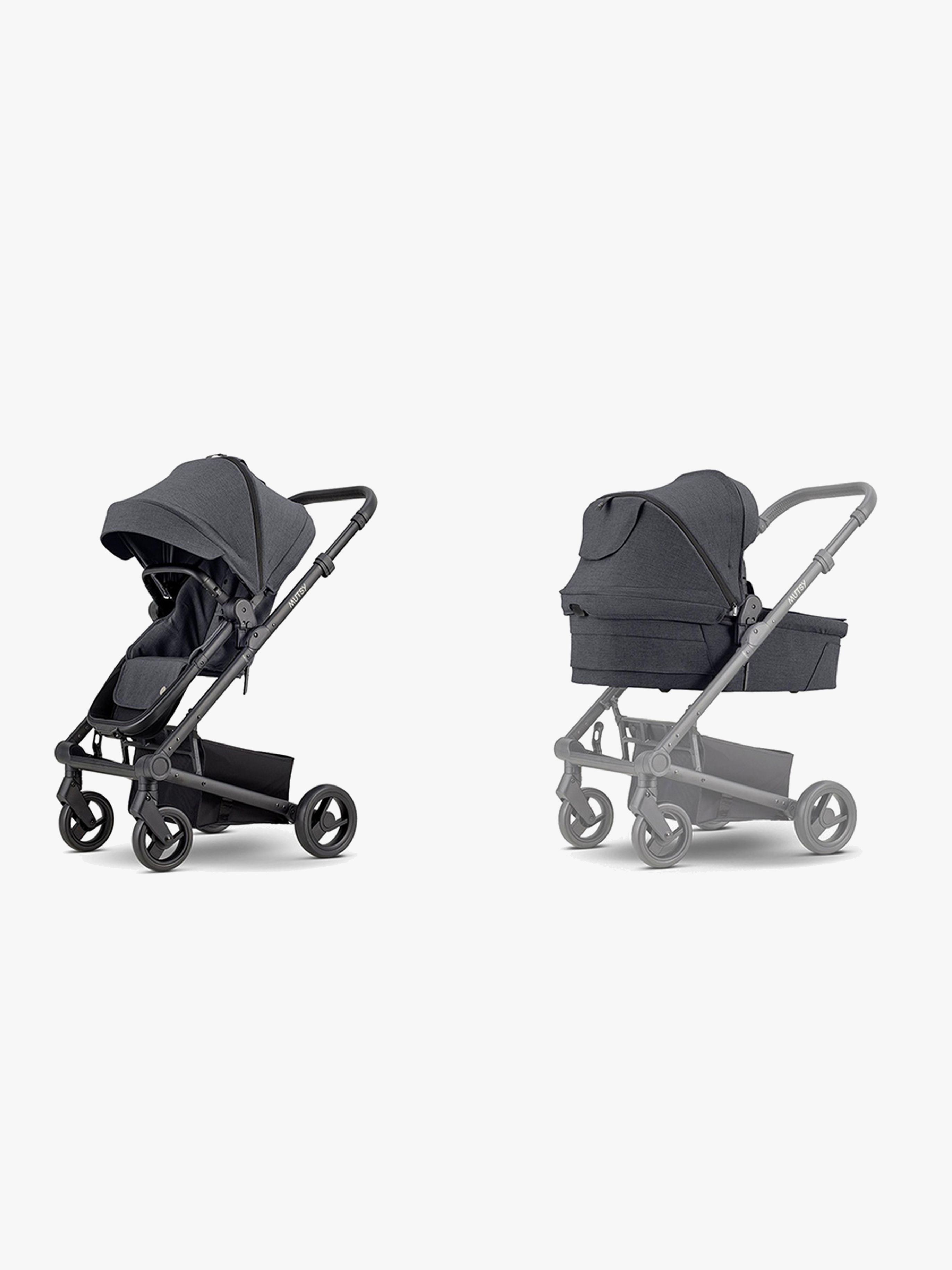 Mutsy Nexo+ Duovagn, Svart