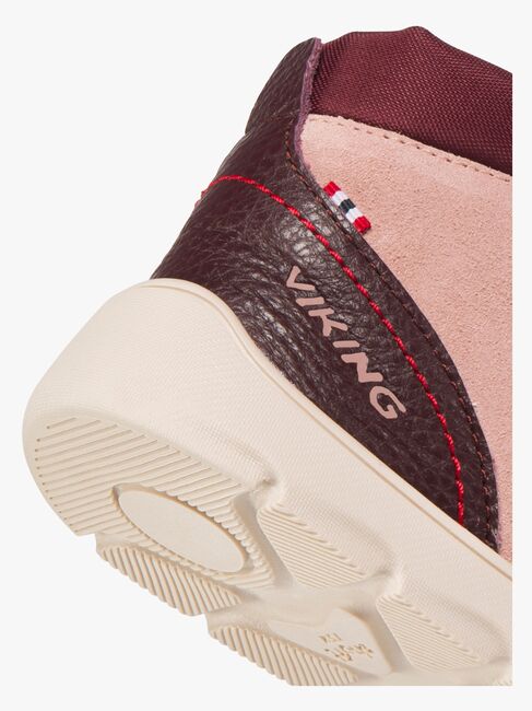 Viking Molde Barefoot Mid TEX 2V Sneakers, Light Pink