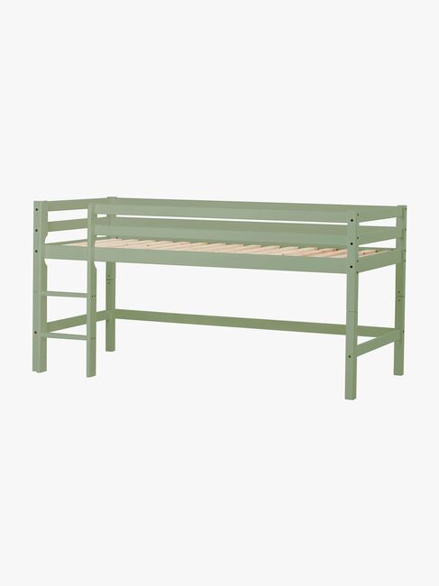 Hoppekids ECO Dream Halvhög Loftsäng 90x200, Pale Green