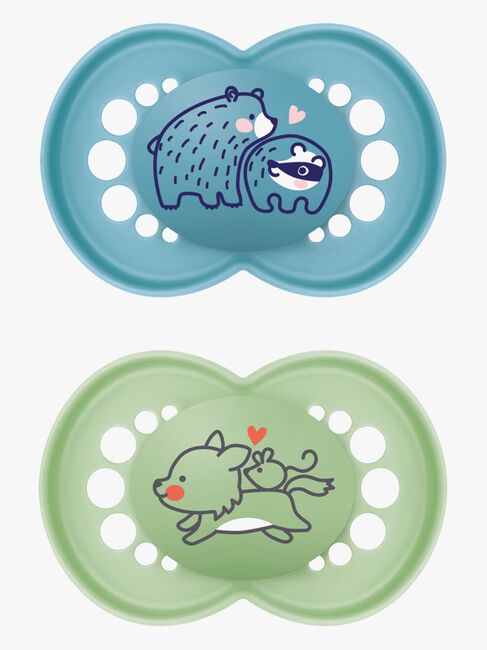 MAM Original Silikon Nappar 16-36m, Blå