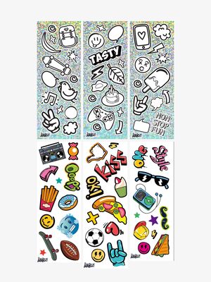 ICON Flasche mit Aufklebern