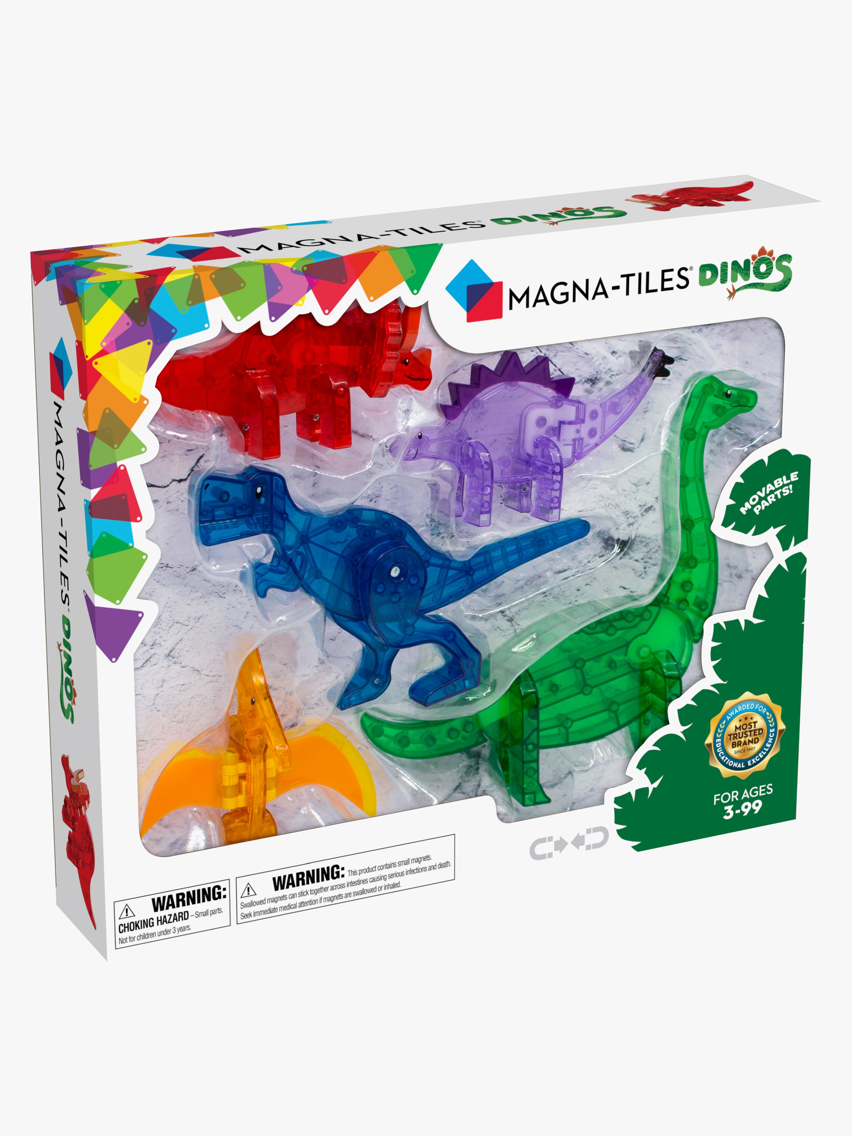 MAGNA-TILES Dinos Byggsats 5 Delar
