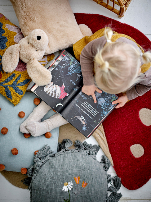 Bloomingville MINI Elinna Kudde, Blue