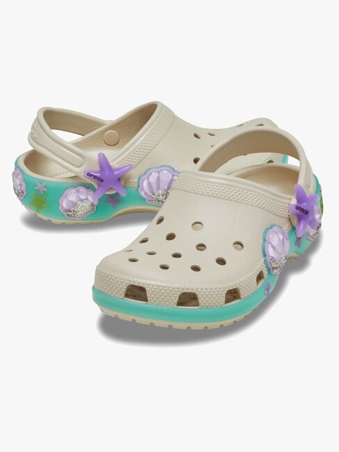Crocs Classic Sea Sparkle Tofflor, Frappe