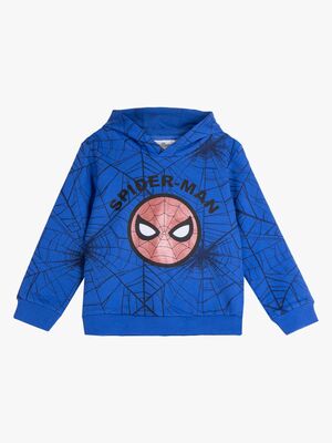 Marvel Spider-Man Hoodie, Blå