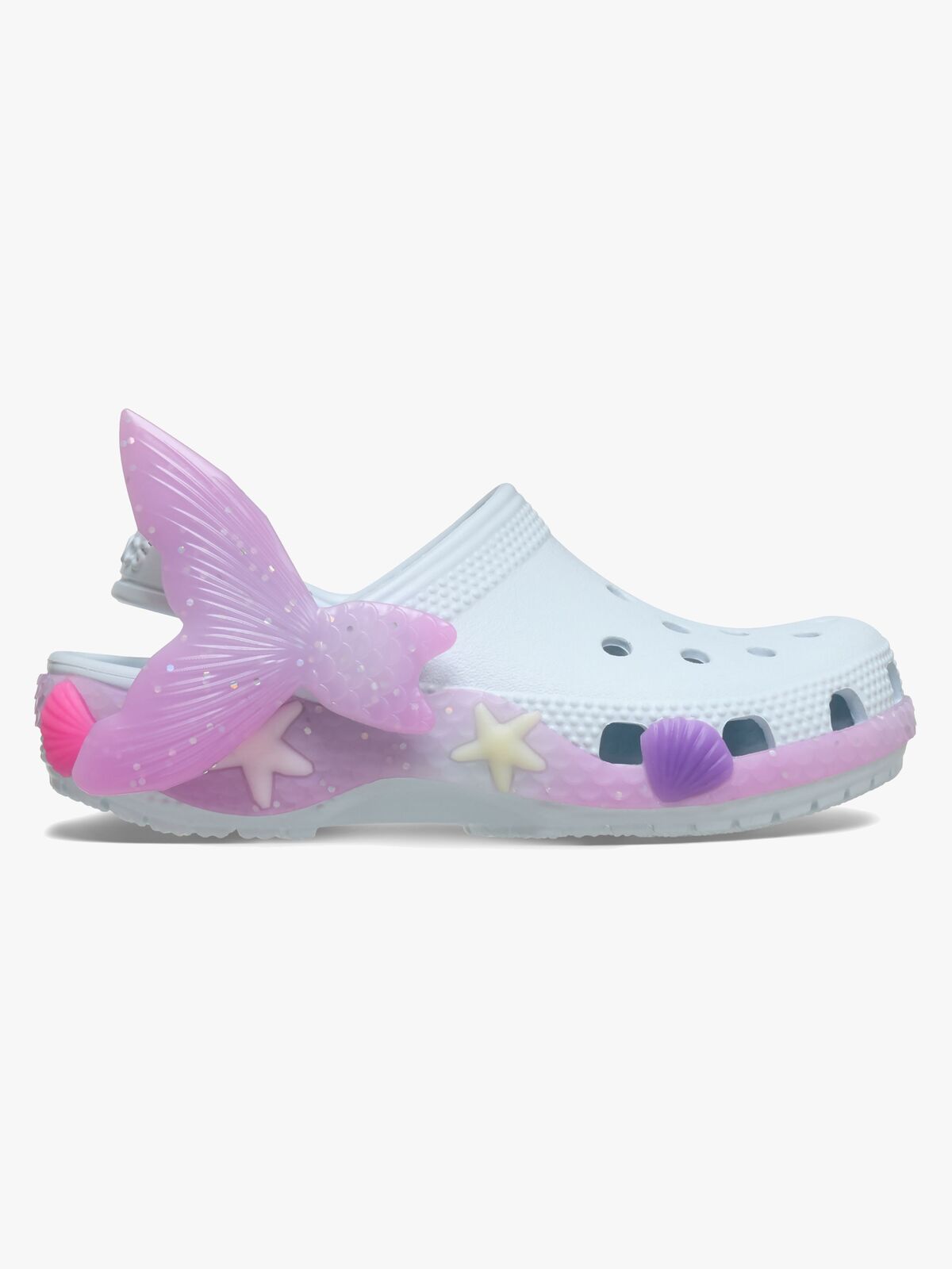Crocs Classic Mermaid Tofflor, Vapor Ice