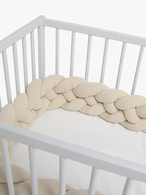 Alice & Fox Braid Spjälskydd 210cm, Beige Manchester