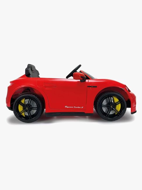 Porsche Taycan Elbil 12V, Röd